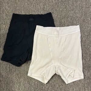 SKIMS cotton ribbed boxers